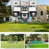 P30 V380 Solar 4G Wireless Camera: Three-Lens, Three-Screen, Low Power Consumption Yard Monitor.