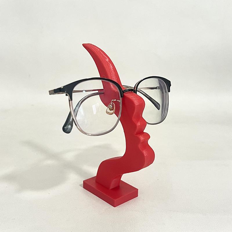 Подставка для очков Подставка для очков Форма бара Человеческое лицо сбоку Интересные Простые Подставка для очков Украшения