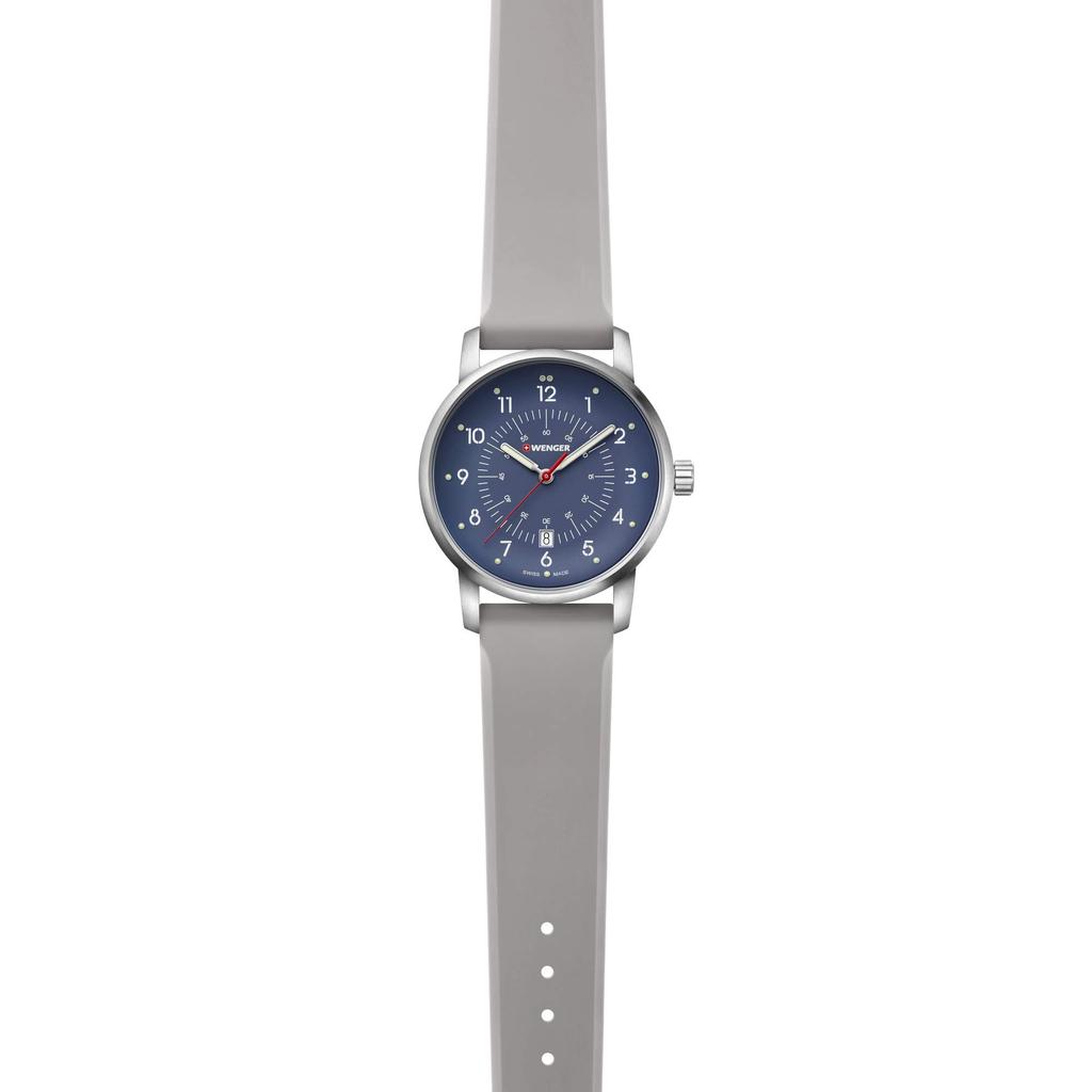 WENGER AVENUE 100m Water Blue Watch, Resistant, Analog, Gift, 01.1641.119, Quartz,