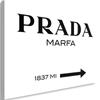 Canvas Print Prada Marfa Fashion Fashion