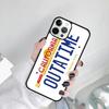 Номерной знак «Назад в будущее» OUTATIME Чехол для телефона для iPhone 17 Air 15 16 14 11 12 13 Pro MAX Plus