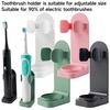 Электрический держатель для зубных щеток Настенный держатель для зубных щеток без сверления Настенная полка для ванной и стойка для хранения туалетных принадлежностей