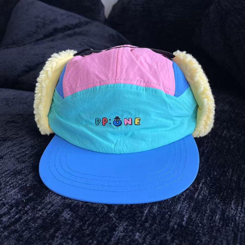 Ветрозащитная зимняя шапка-бомбер с защитой ушей, зимняя лыжная шапка, повседневная кепка с козырьком, для улицы