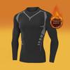 Men's Winter Thermal Quick-Dry Running Suit - Velvet Lined, High Elastic Fitness Tights