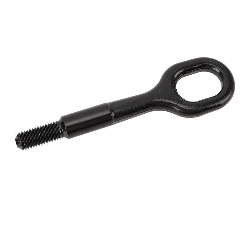 Towing Bars 1Pc 1077570 Towing Eye Hooks Black Coating Front Bumper Towing Ring For TESLA Model 3 Y S X 2017-2023