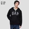 GAP Толстовка унисекс свободного кроя из флиса с принтом логотипа и капюшоном