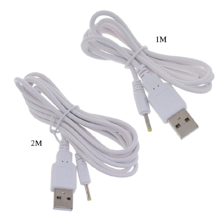 Кабель питания USB 5V на Jack DC 2.5mm x 0.7mm Прочные материалы 1 метр / 2 метра
