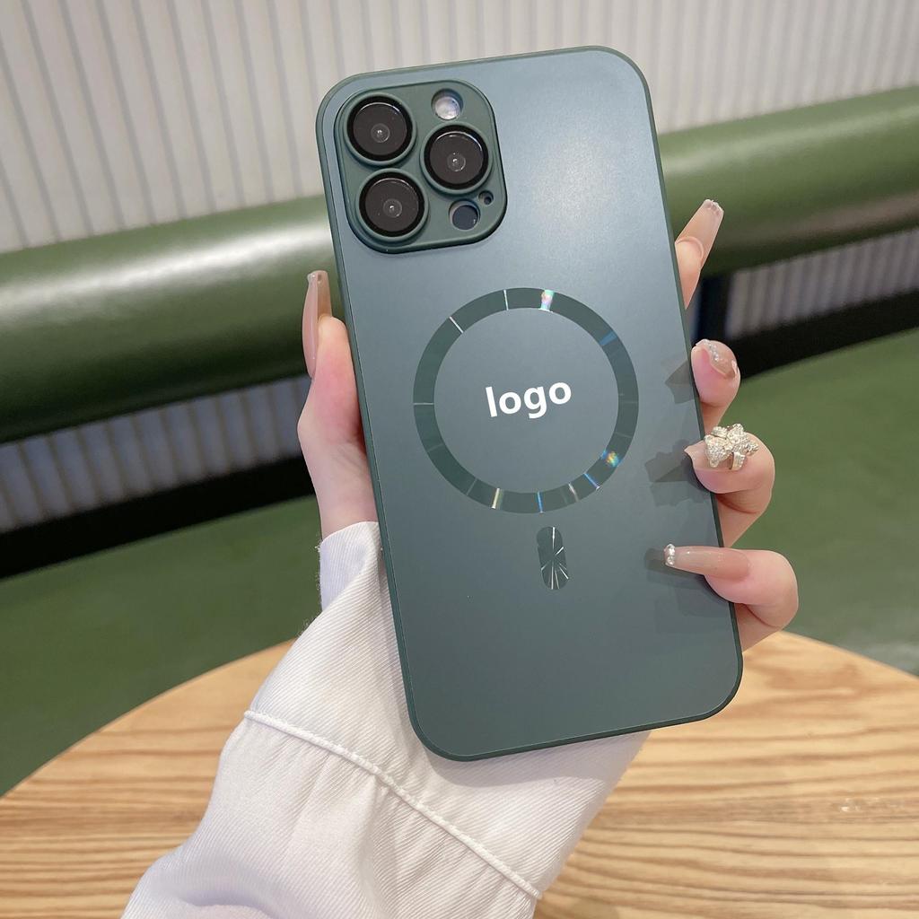 iPhone 17 Pro Max Матовый Магнитный Чехол с Пленкой на Линзу Apple и AG Защитой с Ощущением Кожи