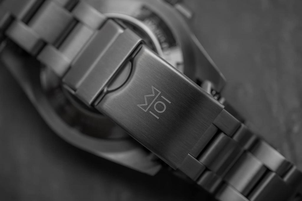 Hyakuichi Ceramic Bezel Watch Mechanical Automatic Hand Winding Automatic 200m Water Resistant Reverse Rotation Prevention Ceramic Bezel Crown Watch