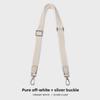 Adjustable 2.5cm Solid Color Canvas Crossbody Bag Strap Replacement