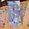 2Pcs/Pack Retro English Theme Scrapbooking Decoration Stickers Perfect For Collage Journaling Craft Diy Supplies