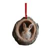 Festival Owl Styles Christmas Tree Hanging Ornament Craft of Sturdy 2D Acrylic Accessory for Home Decoration Use