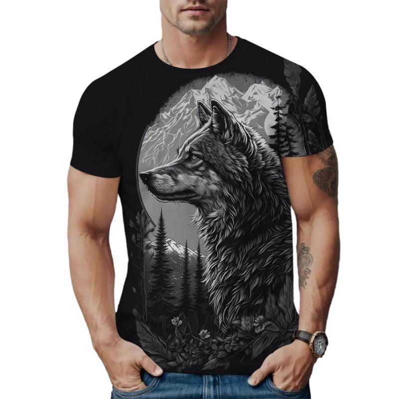 Летняя новая мужская футболка с 3D-принтом черепа, модная футболка с короткими рукавами