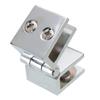 Board Hardware for Wine Cabinet Glass Fixing Clip Cupboard Clamp Glass Door Hinge Door Hinges