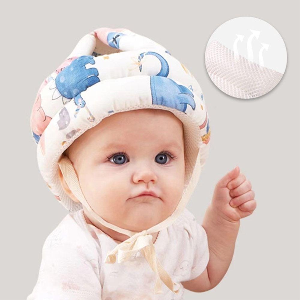 5-36M Soft Head Protection Hat Learn To Walk Crash Cap Comfortable Protective Headgear Toddler