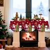 Stain-resistant Christmas Fireplace Scarf Non-slip Christmas Table Banner  New Year