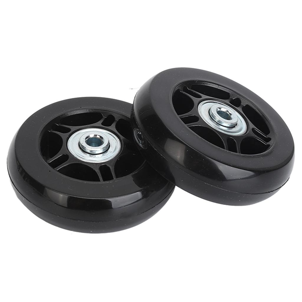 2Pcs Luggage Suitcase Replacement Wheels Universal Rubber Swivel Caster Wheels Bearings Repair Kits