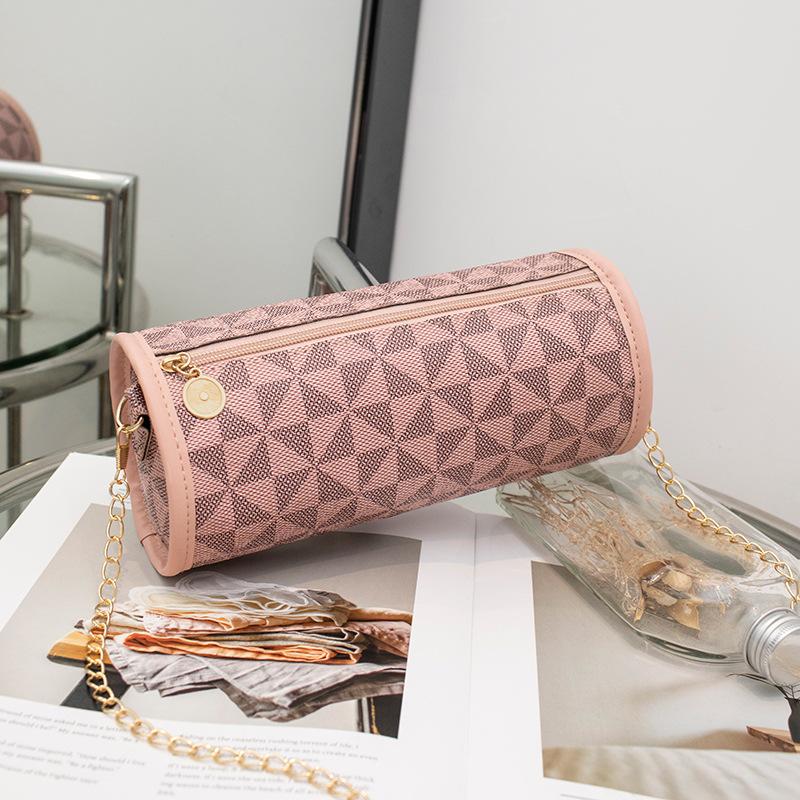 Женская сумка новая мода принт цилиндр сумка через плечо модная простая женская сумка-подушка сумка-мессенджер сумка