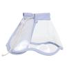 Cat Cone, Drawstrings Cat Cone Collar with Low Noise Fasteners, Transparent Cat Recovery Collar, Licking and Scratching Free Cone Cat Surgery Collar