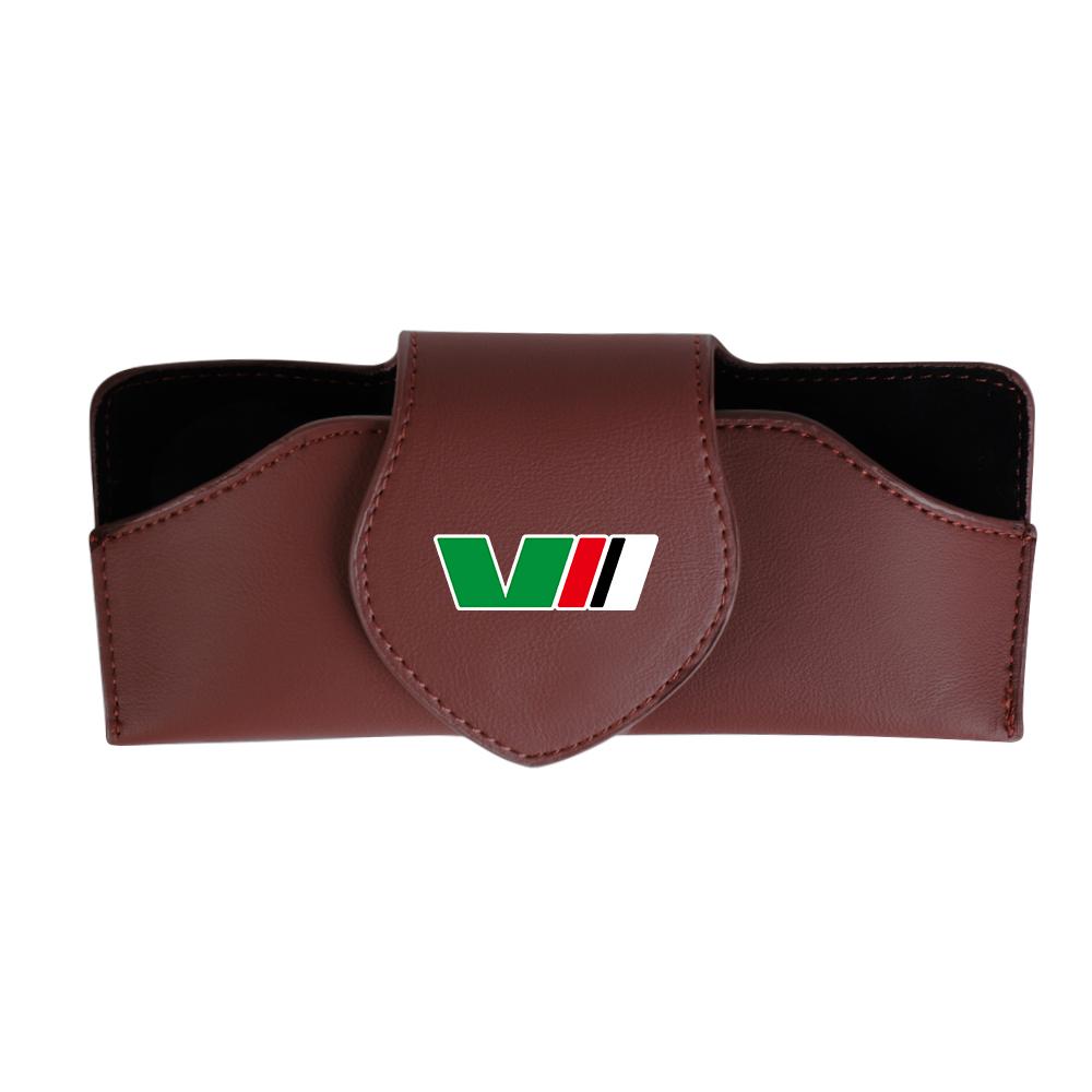 Car Glasses Frame Sun Visor Sunglasses Storage Fastener Holder For Skoda S Octavia 2 3 Fabia A7 Rapid Superb Kamiq Kodiaq VII