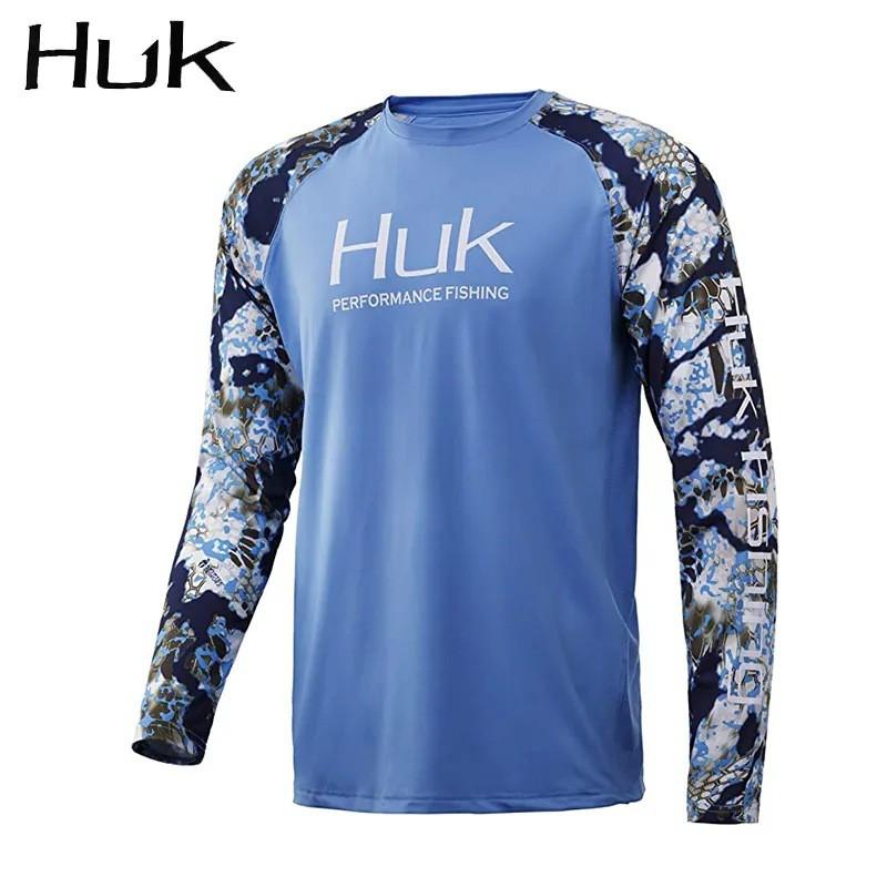 Mens Quick-Dry UV Protection Fishing Shirt Lightweight Breathable Long Sleeve Summer Outdoor Angling Sports