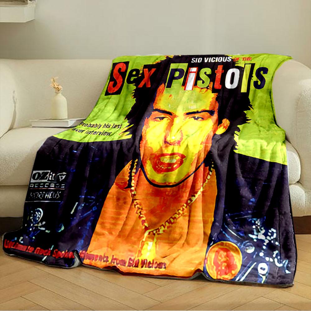 Sid Vicious Blanket Design for all seasons blanket lunch break throw gift