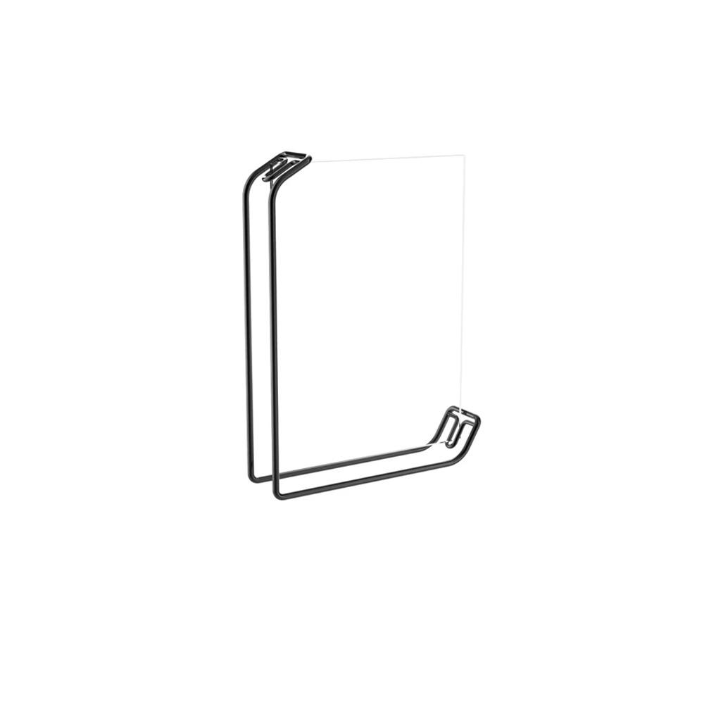 Fashion 6inch/8inch Acrylic Sign Holder Metal Stand Elegant Poster Display Frame Table Display Menu Holder Rack Restaurant Menu