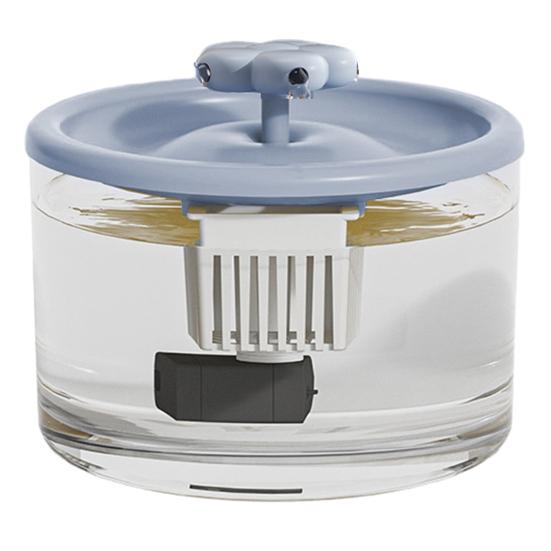 1,5 л фонтанчик для кошек автоматический питьевой фонтанчик для домашних животных тихий диспенсер для воды для домашних животных с прозрачным резервуаром для домашних кошек и собак