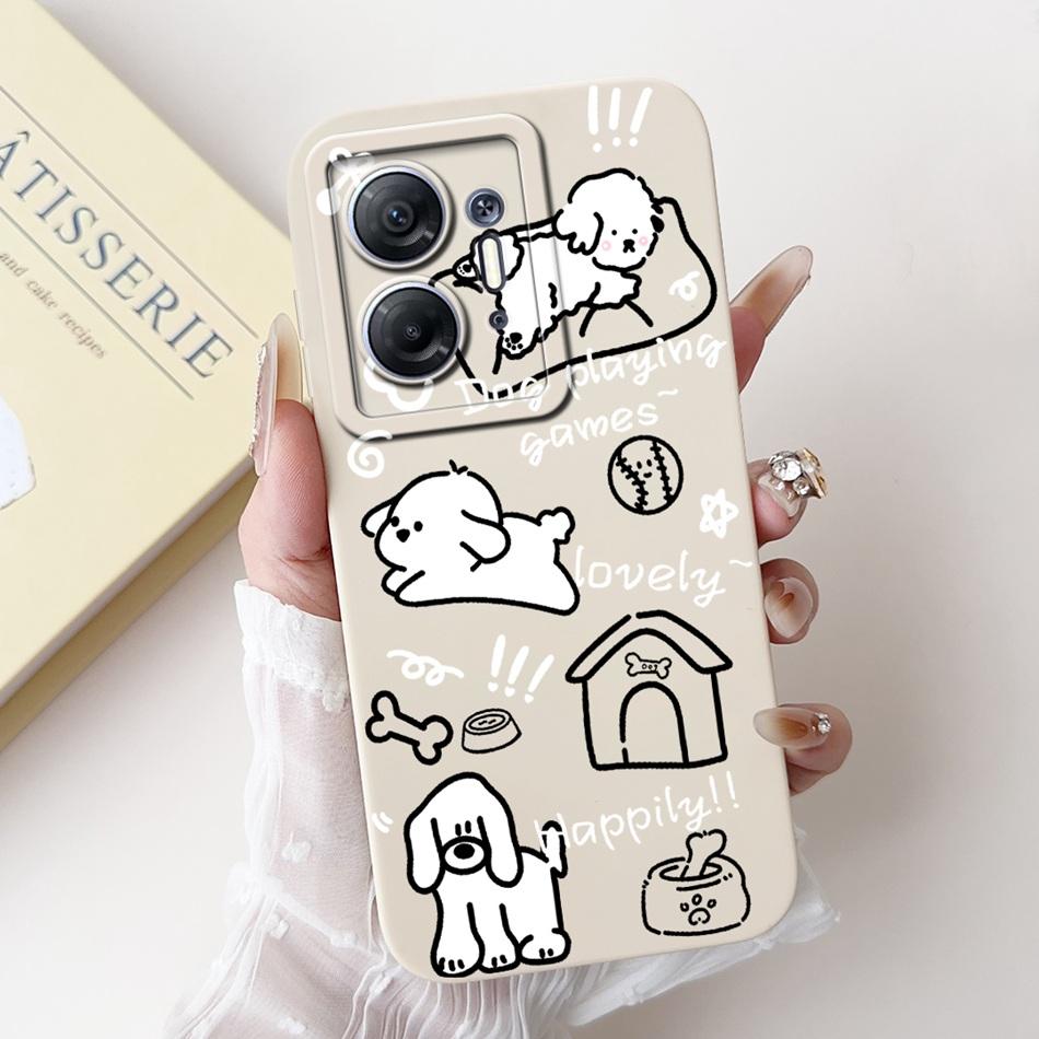 For Infinix Hot 30 5G Cute Panda Rabbit Cartoon Phone Case For Infinix Hot30 5G X6832 Soft Silicone Shockproof Cases