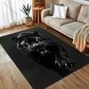 Cool Black Leopard Print Carpet for Bedroom Living Room Bedside Sofa Floor Mat Modern Home Decor Area Rug Large Size
