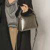 2024 Spring/Summer Women's Soft Crackle Crossbody Handbag - Chic, Simple, One-Shoulder Design
