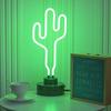 12 В настоящая стеклянная трубка неоновая световая скульптура, кактус неоновая вывеска настольная неоновая лампа украшение ручной работы настенное искусство домашний декор ночник для игровой комнаты,