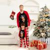 Рождественский семейный комплект для родителей и детей с домашним принтом РОЖДЕСТВЕНСКАЯ ПИЖАМА, комплект из двух предметов