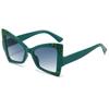 Cat Eye Sunglasses Female Butterfly Shape Colored Sunglasses Modern Trimming Glasses