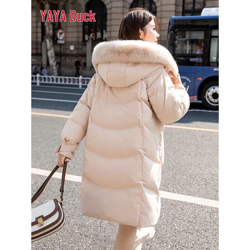 Yaya Женский пуховик с отстегивающимся меховым воротником