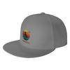 Fashion Airwolf Sunset s Retro Classic Flat Brim Sun Hat  Foldable Mesh Cap