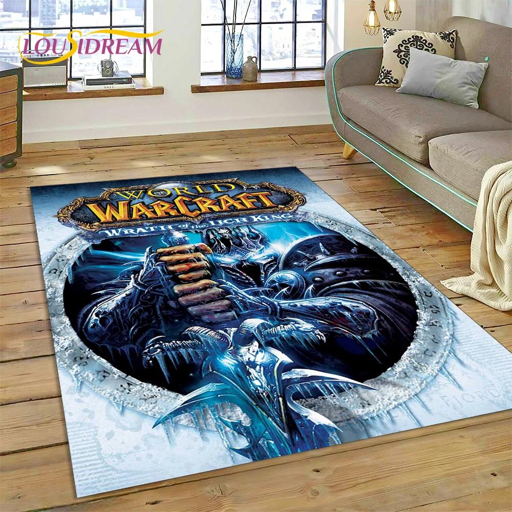 ВАУ, Ковер World of Warcraft Охотник на демонов, Король-лич для Спальни Гостиной Домашнего Дивана Декор, Детский Декор Напольный Коврик