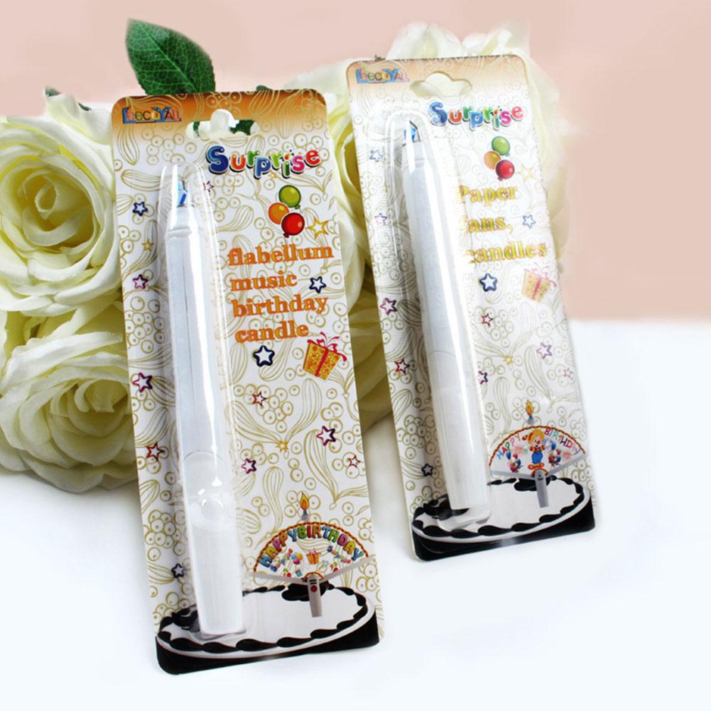 Creative Surprise Fan Birthday Candle Birthday Party Candle Decoration Funny Cake Cupcake Topper Party Decoration Supplies DIY