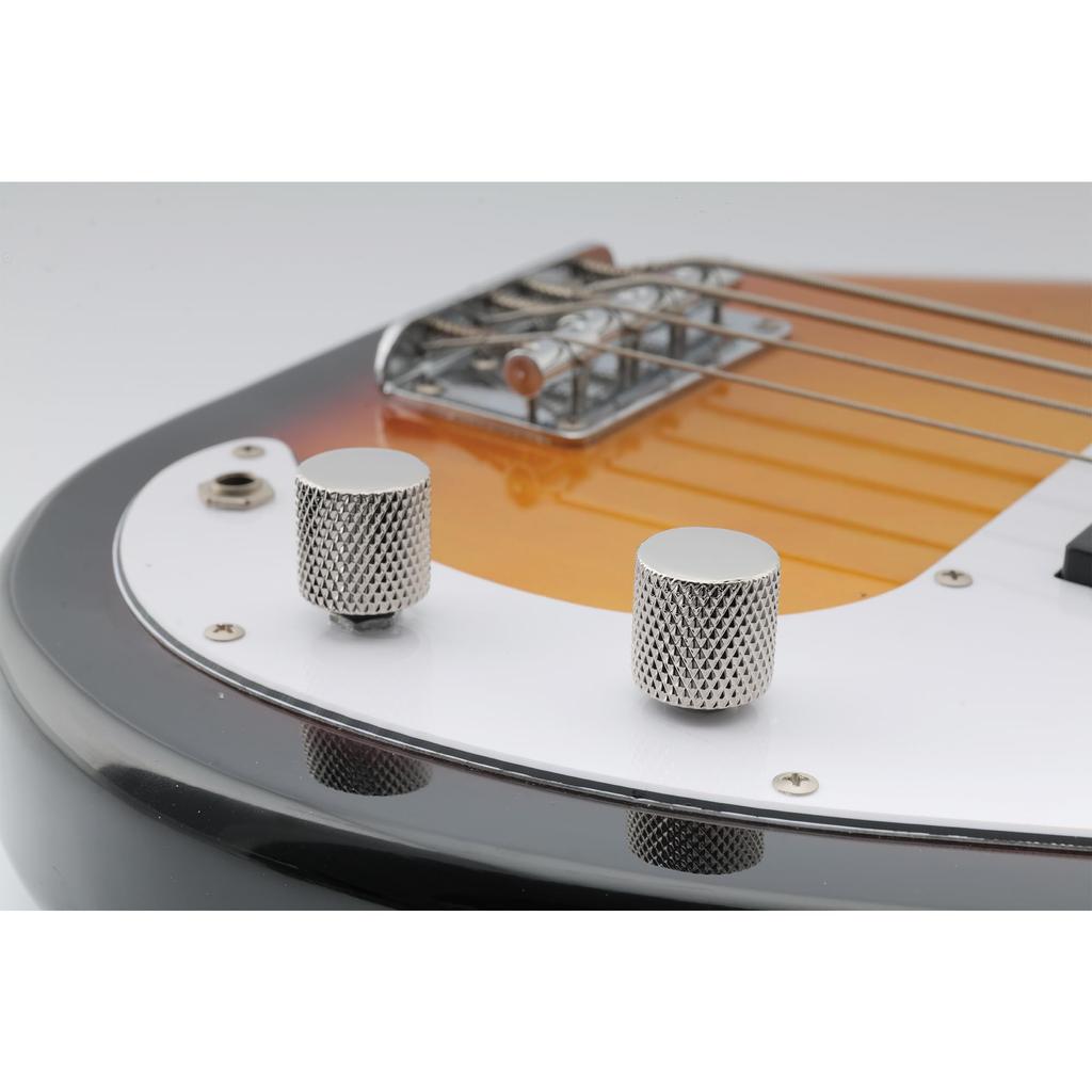 Musiclily Pro метрический размер стальные гитарные ручки с плоским верхом для импортной электрогитары Fender Telecaster/Precision Bass, (Набор 2)