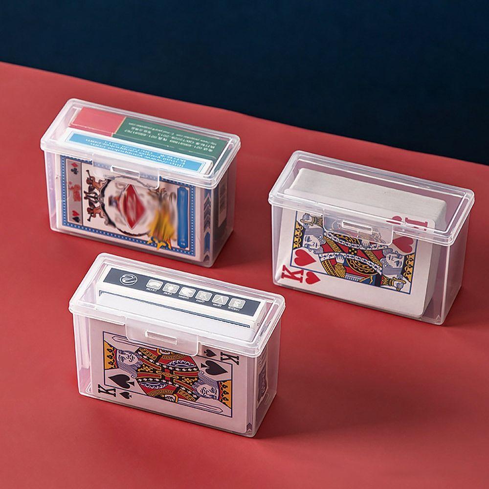 Универсальный контейнер для игральных карт, органайзер, коробка для игровых карт, аксессуары, чехол для хранения покера