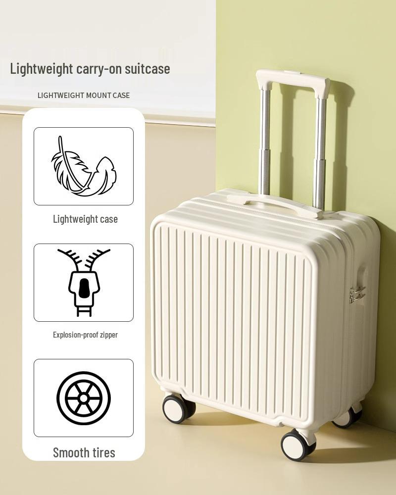 Многофункциональный 18-дюймовый чемодан для ручной клади для девочки с замком TSA и 20-дюймовым отделением для хранения