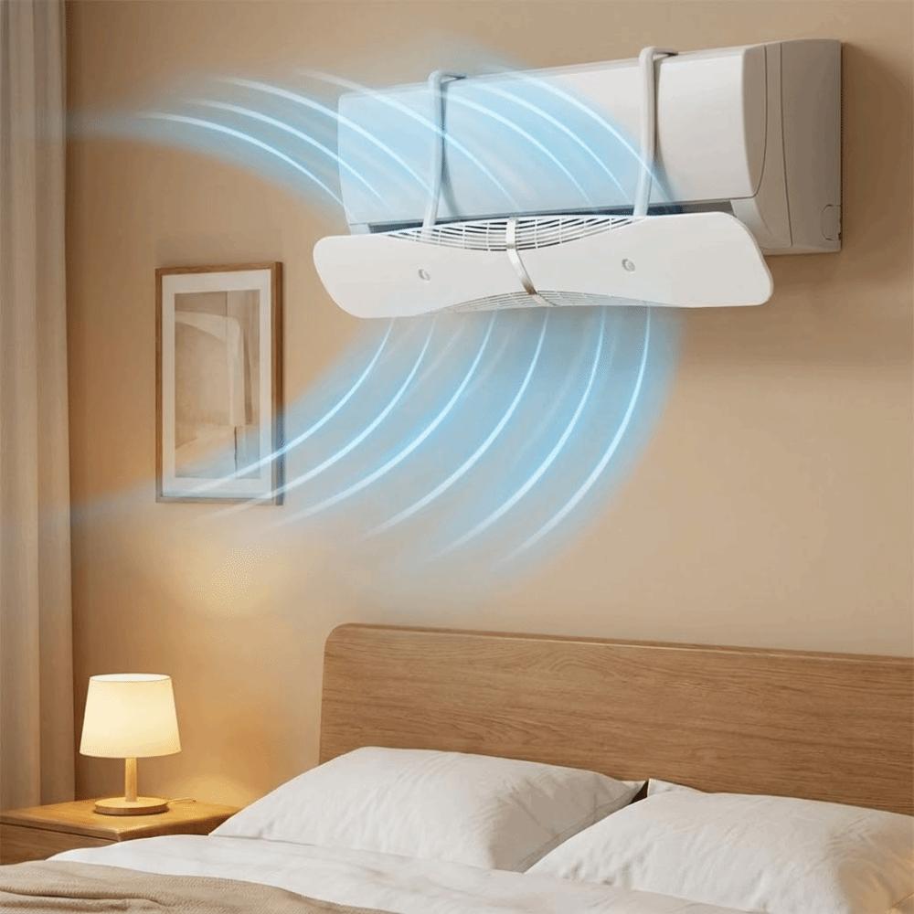 Retractable Air Conditioning Wind Shield Adjustable Hanging Air Conditioner Windshield Scalable Anti Direct Blowing