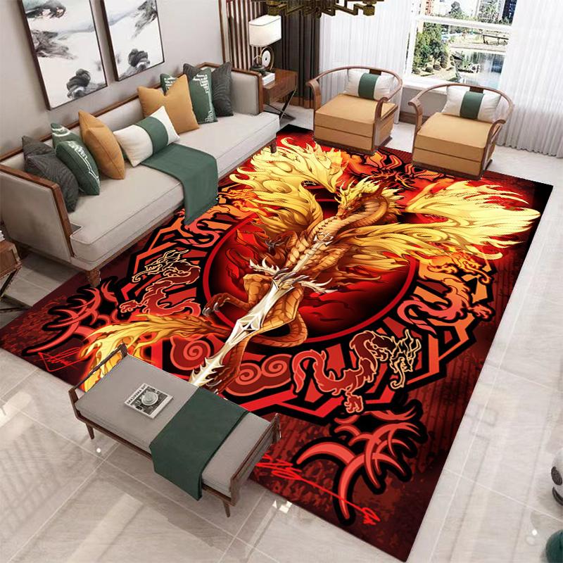 Ковер с драконом, детские ковры, коврики для гостиной, чайного стола, коврик для спальни, моющиеся напольные коврики, бытовой коврик, коврик с драконом, ковер