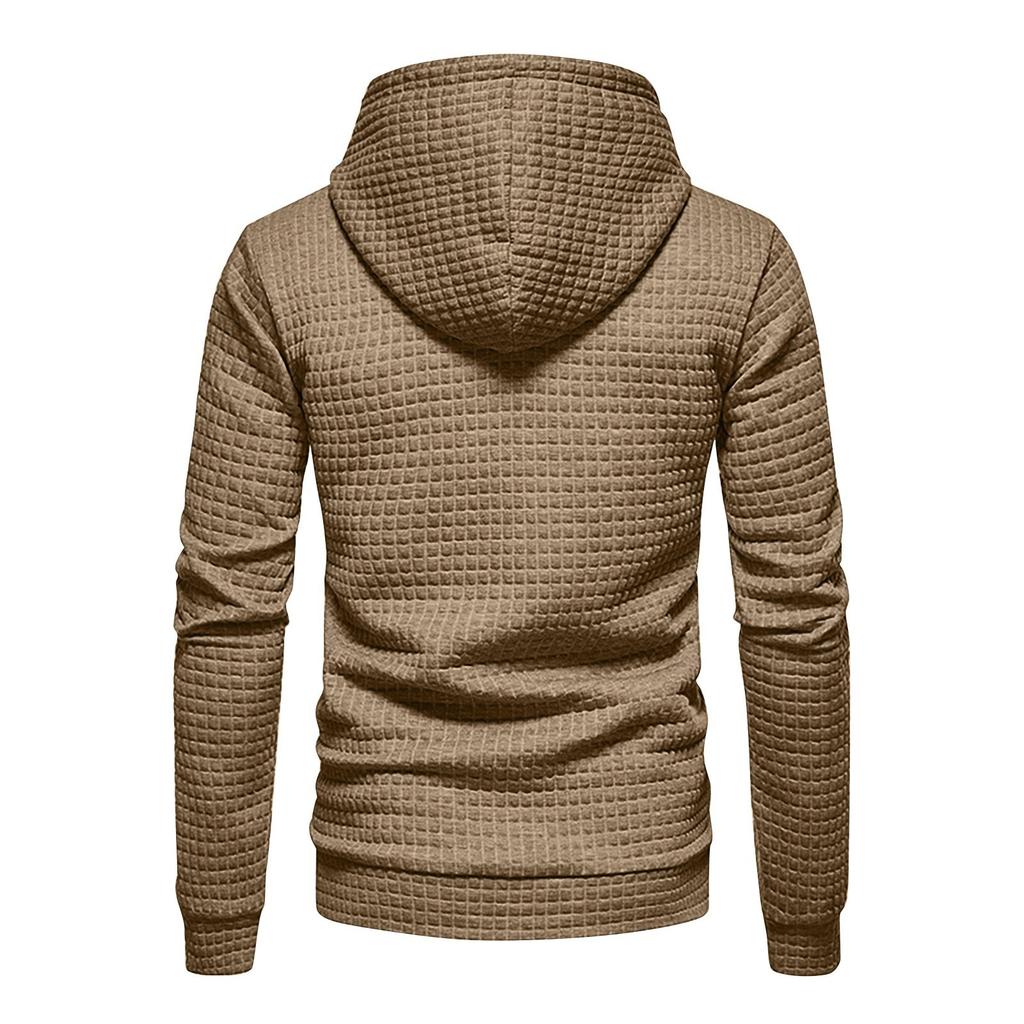 Мужская толстовка с капюшоном на молнии, карманный кардиган, мужская спортивная повседневная толстовка большого размера