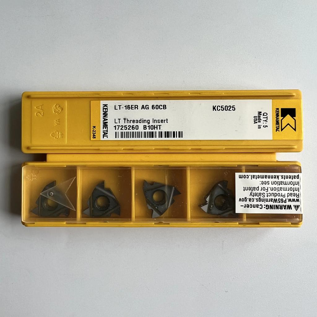 KENNAMETEL / LT-16ERAG60CB KC5025 / Original Carbide Blade 10 Pcs