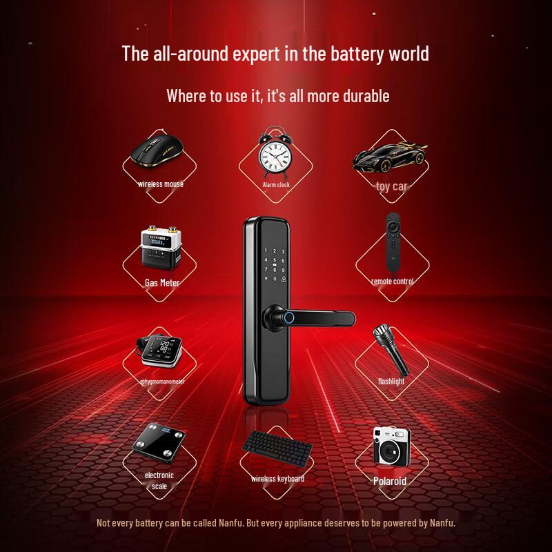 Nanfu AA Power Ring 5th Gen Alkaline Batteries CN plug (adapter included)