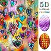 5D DIY Алмазная картина Любовь Сердце Алмазная вышивка Ремесло Наборы для вышивки крестом Украшение