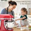 Щиток для заливки для KitchenAid 4.5-5QT, большой угловой резервуар для наполнения, прозрачный пищевой пластиковый щиток, устойчивый к миске для смешивания, аксессуар