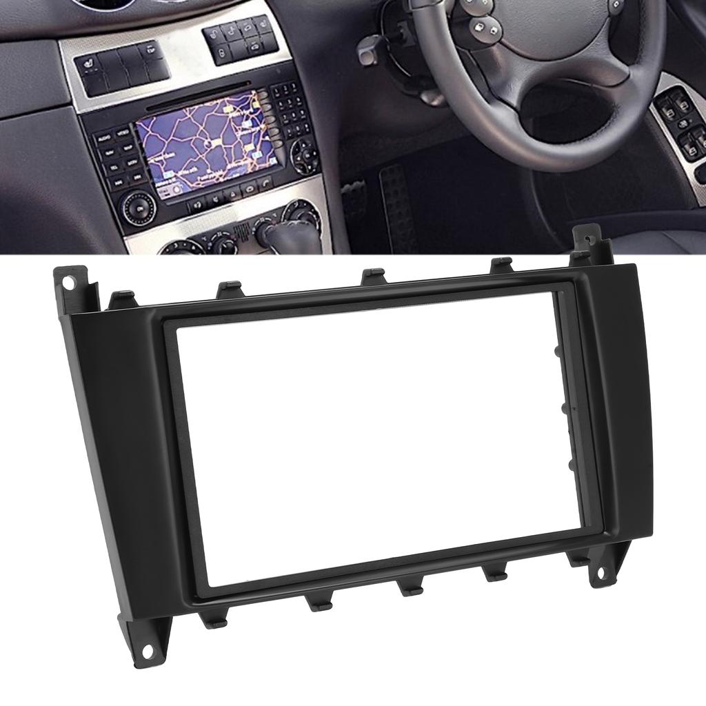 Car Stereo Frame Fascia 2 DIN Replacement for Mercedes BENZ C CLASS W203 GLKClass C209 20052009