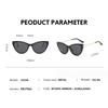 2353 New Retro Set Of Sunglasses Women Cat Eyes Magnetic Clip Sun Glasses Tr Frame Metal Legs Prescription -0.5 -1.0 -2 To -6